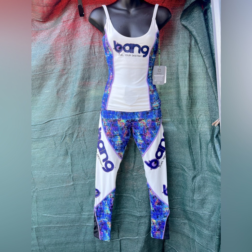 BANG REVOLUTION Fuel Your Destiny! Women's Activewear Set Multicolor Sz S/XS New